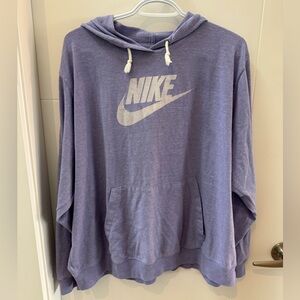 Nike Thin Hoodie 2XL XXL Purple